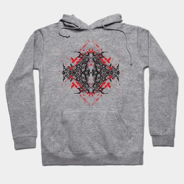 Abstract symetry Hoodie by Ikographik